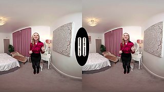 Em Yang Satin Secretary Seductive X-Rated Tease - 8k Vr