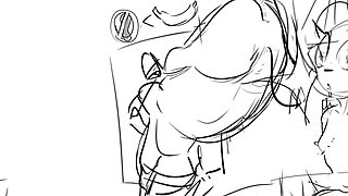 Rogue the Bat Teen Step Sister Gets Fucked by Friend Sonic Sex Comic Dub