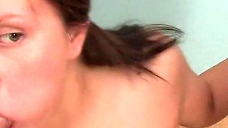 To horny for this world, teen got extreme fuck in her first porn