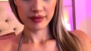 Big boobs milf masturbates with her dildo