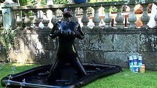 Latex outdoor sex
