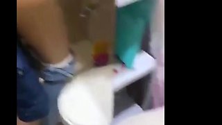 Indian Girlfriend Had My Dick in the Washroom