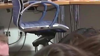 German office Girl - Lick her ass & anal