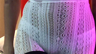 A very beautiful schoolgirl punches hard Monster dildo in her uterus her ass even jumps