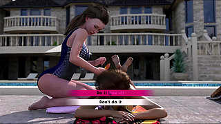 Day 3 - Free - Part 3 - Ellie and Sophia Had a Wonderful Time at the Swimming Pool