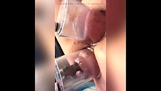 Extreme Anal Pumping MILF - Kinky Solo Gape & Pussy Stretching