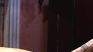 Hot babe dominates wild BDSM with two guys