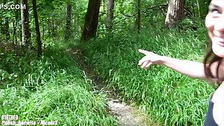 Fucks Huge Cock Public In The Woods With Polish_hotwife Nicolex And Theo S