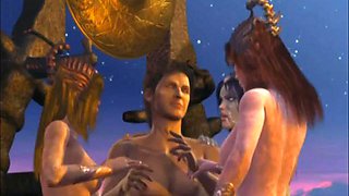 Classic Fantasy Blowjobs - Sex animation