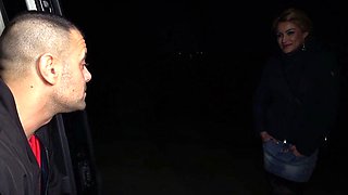 Slutty Girl From A Night Street Gets Fucked In The Bus