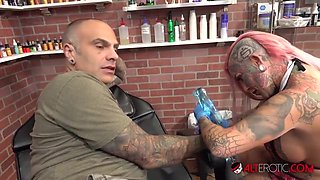 Evilyn Ink - Big Titty Tattoos Sascha Then Gets Nailed