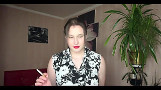 Smoking Teen Girl