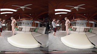 Sultry Blowjob Bliss With Cute Blonde Thea Summers - Bts Vr Voyeur View