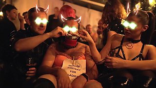 Chubby make slave femdom sodomy