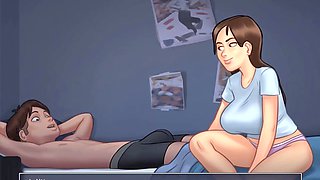 Female affair in a car: sexy animated story with the sexiest voice-over