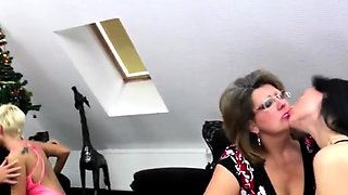 Crazy Lesbian Group Sex With Grannies Moms And Girls