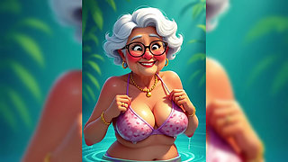 Granny Animation Sticky Mess