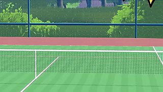 Ep14: Hentai Scenes with Maureen, Chris and Evonne - Academy Love Saga: Tennis Angels Ex