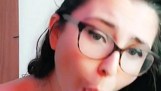 Blonde tight pussy babe solo toy fun in glamour masturbation