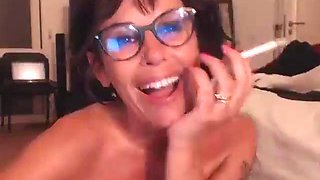 Milf having sex and then smoking: Blowjob, Hardcore  Cumshot Porn