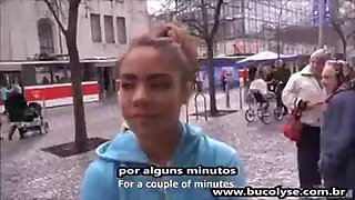 Safada cheats boyfriend for money: Teen, Blowjob  Anal Porn