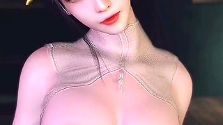 Animated Allure: Big Butt Goddess in 3D - 3D Animation