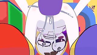 Hot 3D Cartoon Sex - The Amazing Digital Circus Anal & Blowjob Compilation
