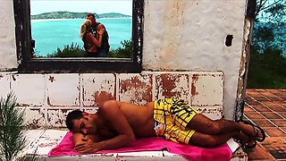 Slutty Blonde Eva Niev Double Penetrated and Covered in Cum