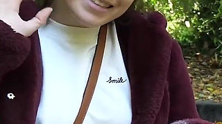 Cute 18 Years Without Panty Under Her Skirt Does a Porn Casting