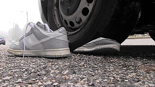 Piss and destroy Nike Dunk of ex girlfriend