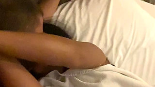 In the hotel room with my sweet cute shy love