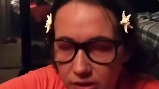 Best friends girlfriend sucks cock