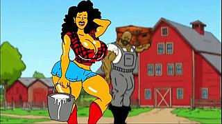 Redneck Wife Handjob Hentai Cartoon - MILF Cheats with BBC Cuckold Animation