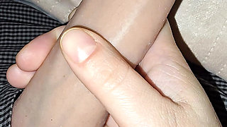Step mom handjob massive dick while get a decision