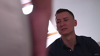 Huge Creampie For Submissive MILF