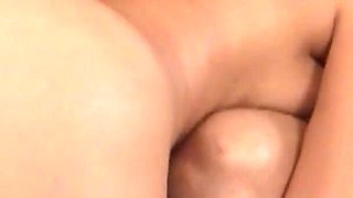 Esmi Lee gets naked, masturbates and gets fucked hard by massive cock