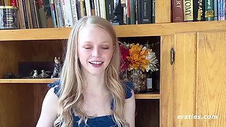 Scorching blonde babe Alice D loves the feel of rope on her skin