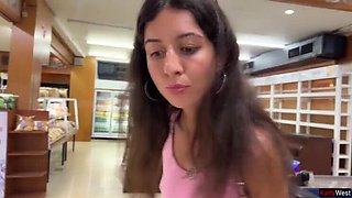 Cum Facial for Supermarket Walk of Shame with Katty West