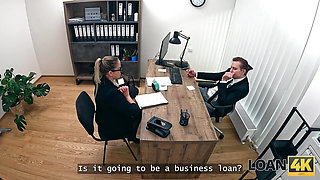 LOAN4K. Shy big titty girl was punished for her sex shop plan