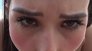 Creampie to Get the Gamping Employee Pregnant, Her Pink Pussy Drips My Milk