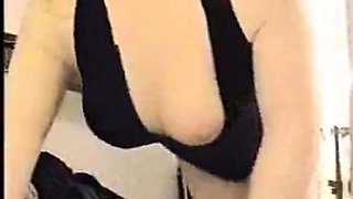 Latex BlowUp Dollsuit being worn by a CrossDresser