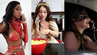 The Night Invites: Wall Of Cocks With Nadia Jay, Alex Jones - Brazzers