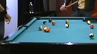 A Young Whore with Perfect Tits Fucked Well on the Pool Table