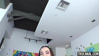 TRUE ASS FUCK Going raw in Rissa May's booty