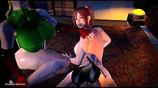 Cammy and Honoka Foot Fetish Fun