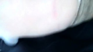 Mom and Her Adult Son in a Car