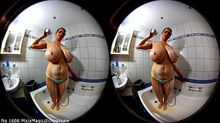 A Milk Shower For Busty Cleo - Huge Tits Bbw Solo