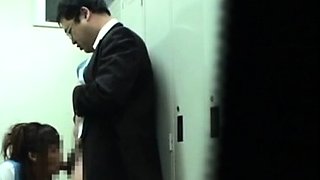 Cute amateur asian web cam girl playing with her toy