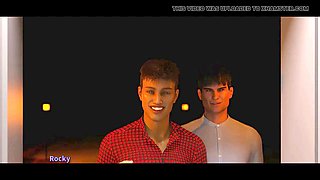 Liberated 3D animation featuring steamy three-dimensional action