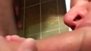 Secret Family Friend Fucks His Friends Daughter in the Bathroom.she Sucks Well